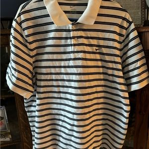 Striped Nike polo shirt